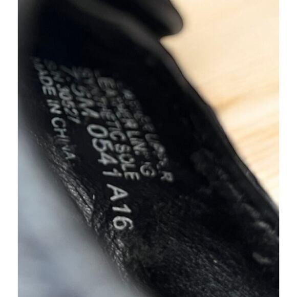 Tory Burch Leticia Peep Toe Leather Wedge Heels Size 7.5M - Picture 6 of 9